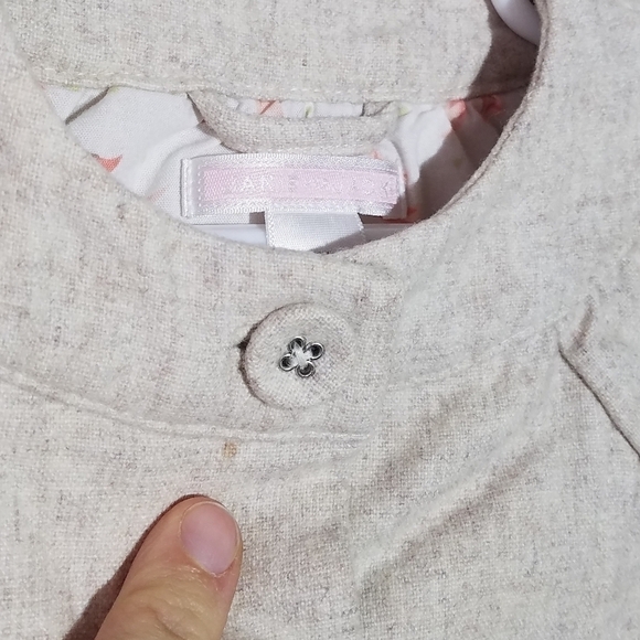 Janie and Jack Wool Blend Lined Jacket 6-12m - Picture 3 of 8